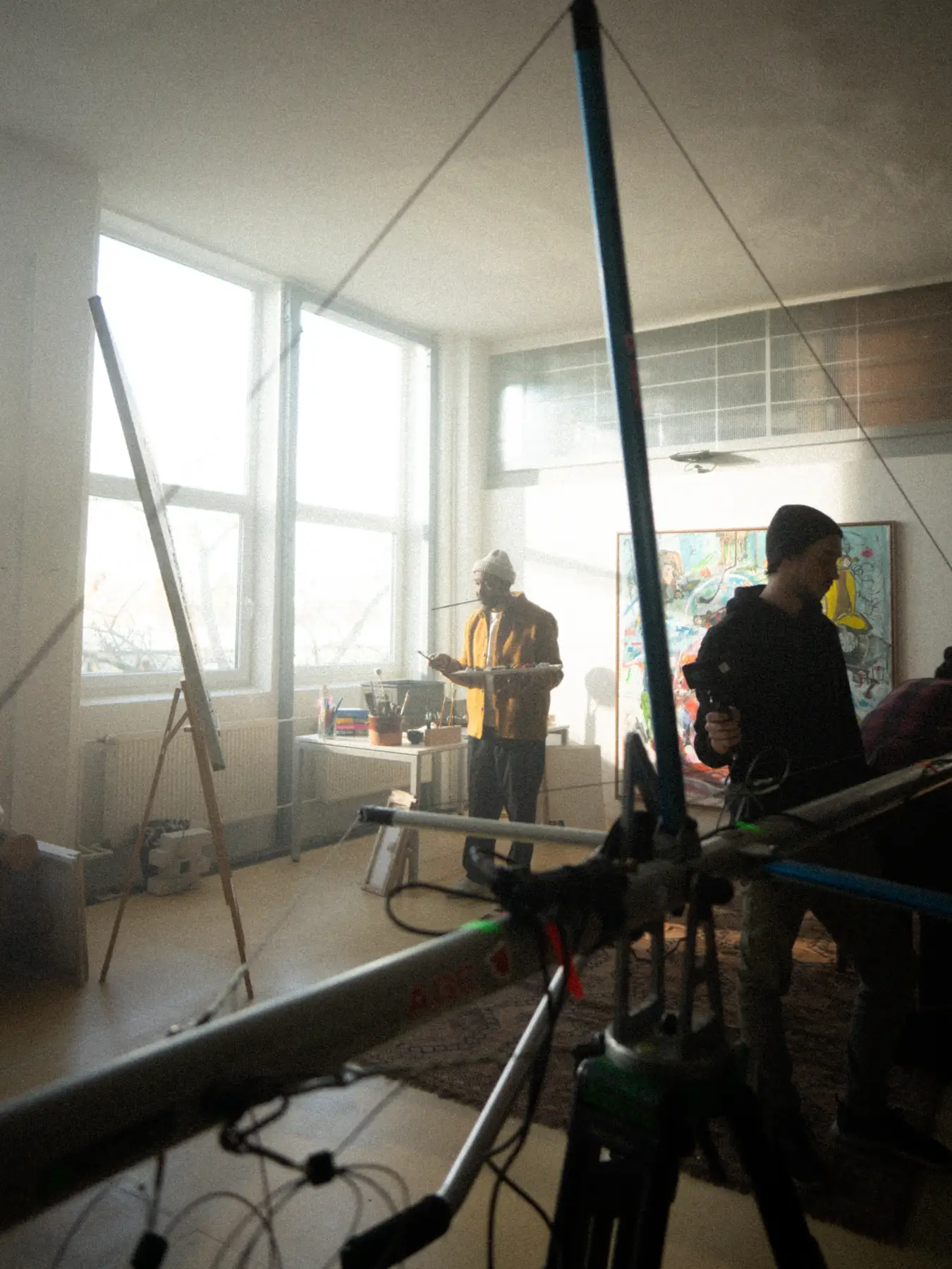 Bildidee: wir im Studio, am Set, unterwegs